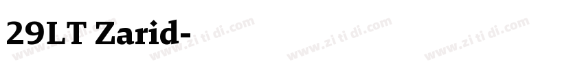 29LT Zarid字体转换 29LT Zarid字体转换